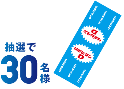 抽選で30名様